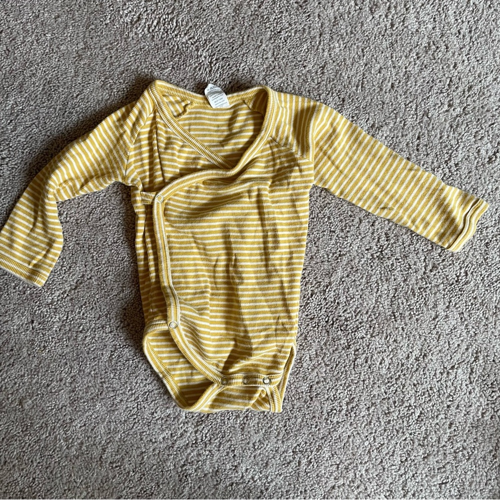 Kate Quinn striped bodysuit onesie